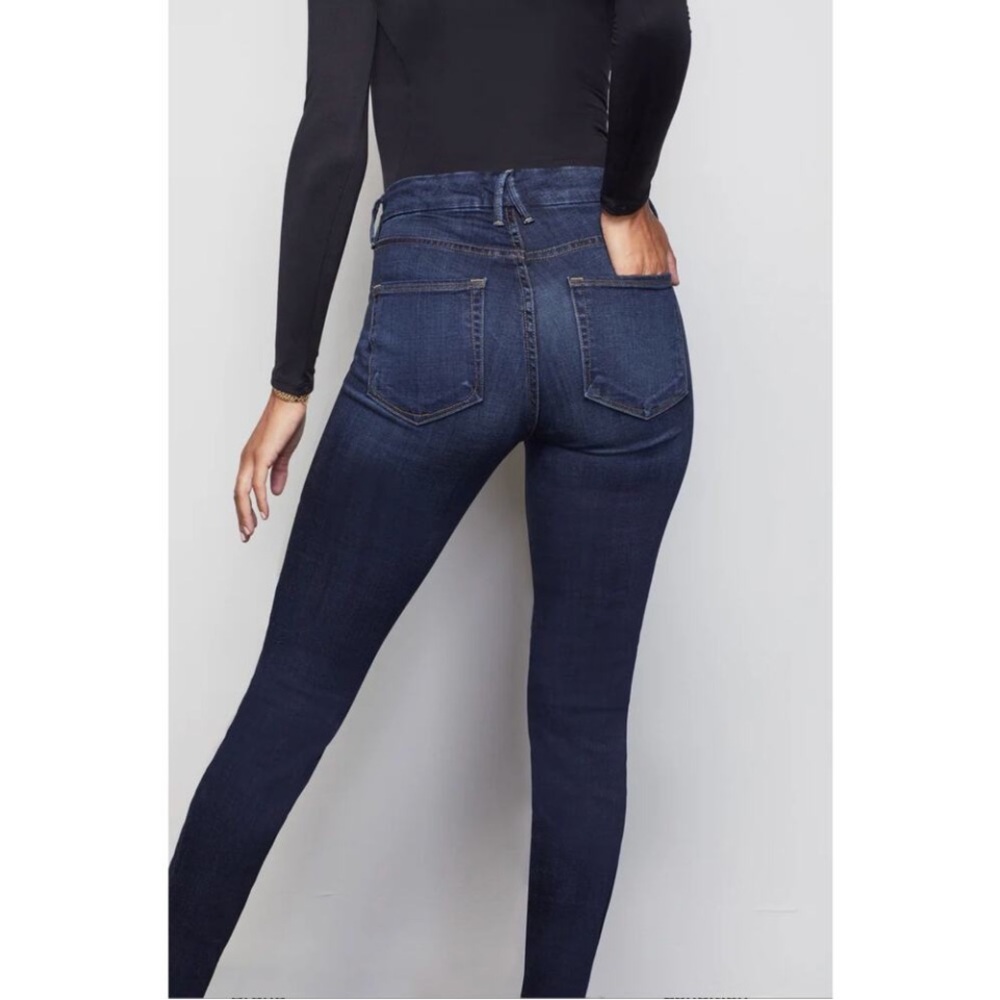 Good American Jeans Womens Blue Good Legs Style Gagl103 View 3